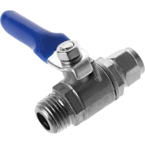 Water Purifier Reverse Osmosis Tee Inlet Ball Valve Set 1/2" BSP To 1/4" Tube Mar28