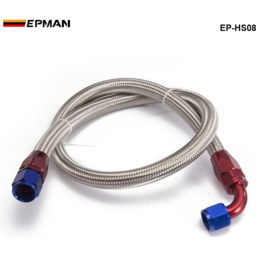 1.6Meter A10-0A AN10-90A Stainless Steel Braided Line & Fitting Hose End Adapter Kit NEW EP-HS08