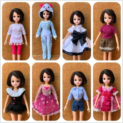 1/6 clothes For Dolls For Licca doll Momoko Doll Blyth doll clothes Jumpsuit dress suit For Girls Dolls