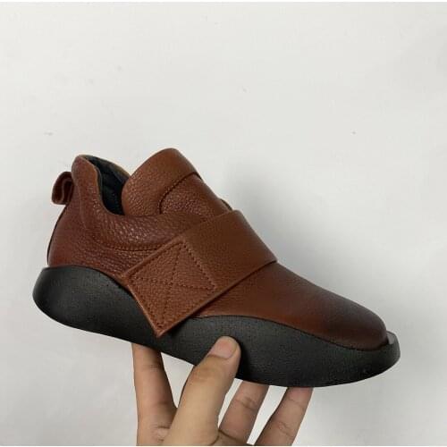 2021 new versatile fashion fashion soft soles comfortable top layer leather shoes for women