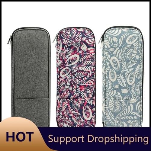 Knitting Needles Case Empty Travel Organizer Storage Bag For Circular And Straight Knit Needle Crochet Hook Casease Mini Bag