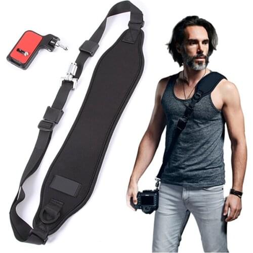 DSLR Digital Camera Focus F-1 F-2 Plate Shoulder Sling Belt Quick Rapid Strap for sony pentax for canon 6D 7D for nikon D7100