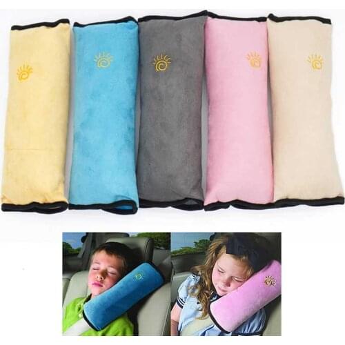 Baby Pillow Car Safety Belt & Seat Sleep Positioner Protect Shoulder Pad Adjust Vehicle Seat Cushion for Kids Baby Playpens