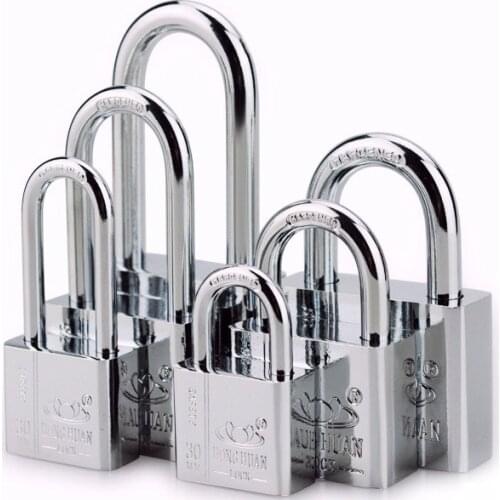 Stainless Steel Same Key Open All Lock Waterproof Rust-Proof Tamper-Proof Lock Door Padlock Home Small Dormitory Beam Lock