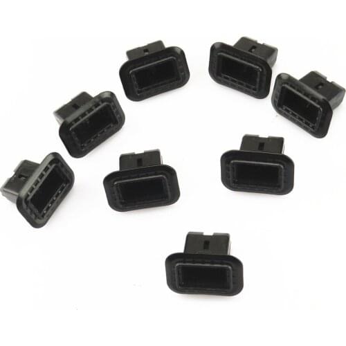 FHAWKEYEQ 8Pcs Rear Seat Bracket Frame Clip Buckle For VW Golf MK5 MK6 Jetta 6 Scirocco A6 A4 Seat Leon Octavia Superb 4B0886373