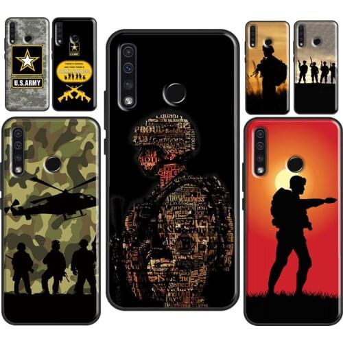 Camo military Army For Huawei Honor 10i 10 Lite 7X 8X 9X 10X Lite 8A 9A 8S 9S 4C 6C 7C 7A 20 Pro Phone Case