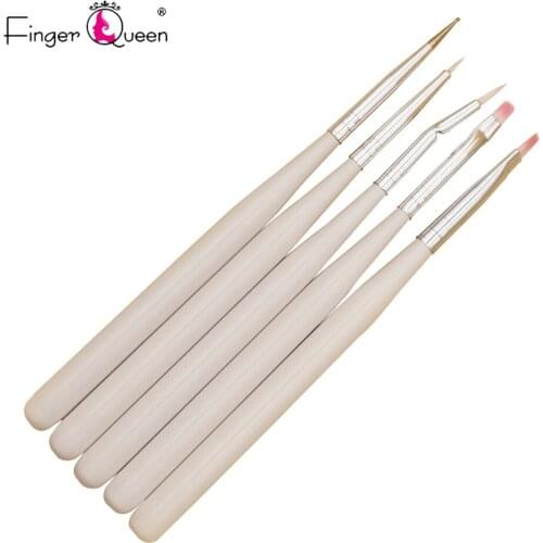 5pcs/set Nail Brush French Style Nail Art Design Painting Drawing Etc Art Nail Pen Manicure Brush Tool