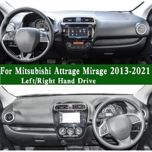 Fits Mitsubishi Mirage G4 Attrage MK1 2013-2021 Dashmat Dashboard Cover Pad Dash Mat Carpet Car-styling Ornaments Left Right