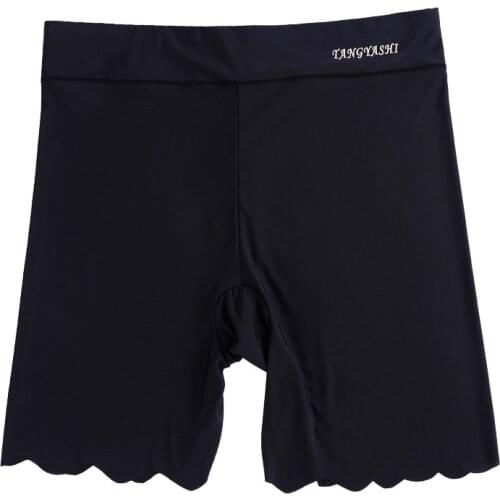 M~4XL Ice Silk Safety Shorts Summer Short Invisible Soft Short Pants For Women Lingerie Antibacterial Boyshorts Female Intimates