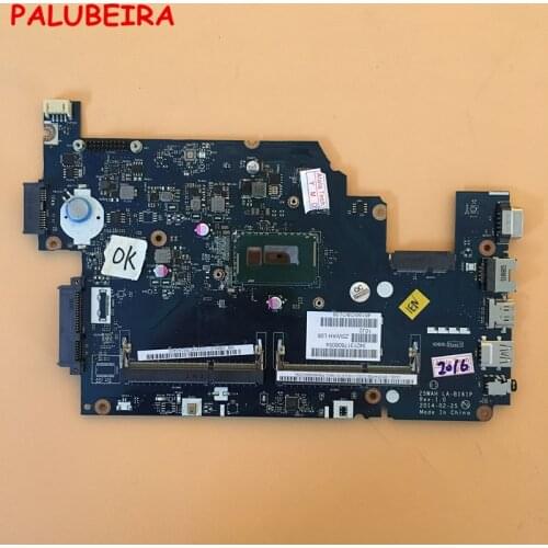 PALUBEIRA Z5WAH LA-B161P laptop motherboard for Acer aspire E5-531 E5-571 E5-571P NBML811005 NB.ML811.005 WITH CPU DDR3L
