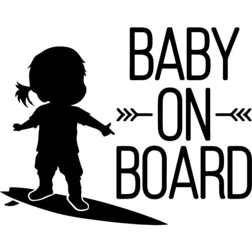 Cute stroller stickers and decals car rear windshield Decals Art Car reference window decoration modern packaging vinyl