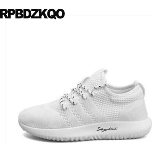 White Summer Breathable Mesh Casual Shoes Driving Trainers Designer Lace Up Walking Comfort 2021 Men Suede Boys Sneakers Skate