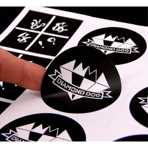 Stickers trademark stickers custom LOGO customized advertising printing2.5*2.5cm