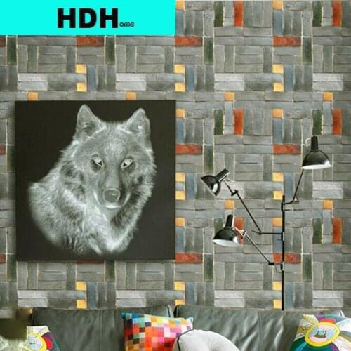 Brick Stone Peel and Stick Wallpaper Background Vinyl Film Wall Sticker Faux Brick Self-adhesive Wallpaper for Home Wall Decor