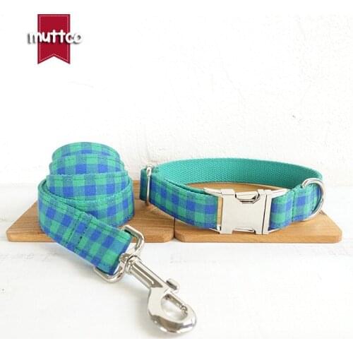 Personalized ID Dog Collars Designer Inspired Pet Collar Leash Set For Bulldog Pug Husky Metal Buckles Pets Dogs Product XS-XL