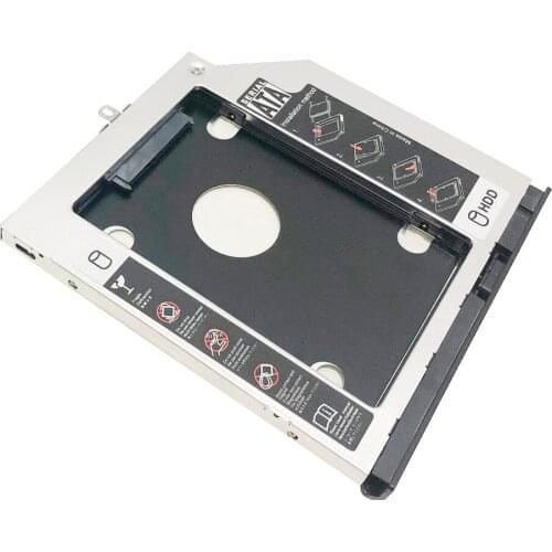 SATA 2nd Hard Drive SSD HDD Module Caddy Frame Adapter for Asus Y481CC Y481 X450 A450 A450V X450V F450 With Bezel and Bracket