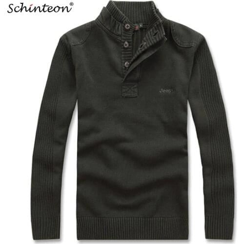 Schinteon Men's Wool Pullovers
