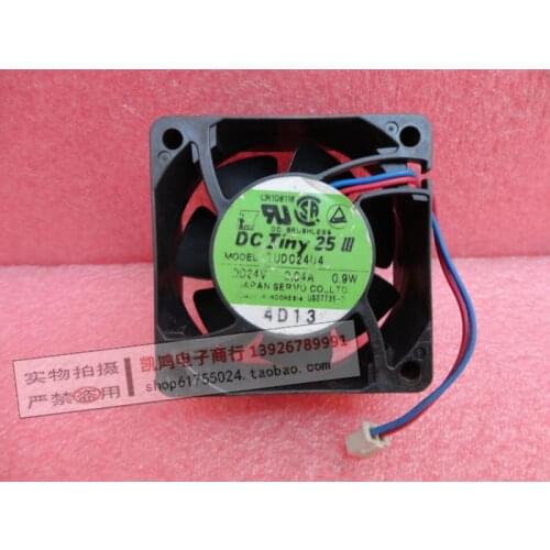 Servo 1udc24d4 24v 0.9w 6025 6cm 2 line frequency converter printer cooling fan