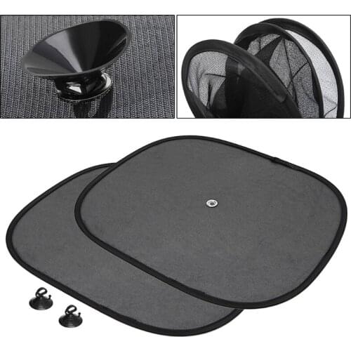 New Arrive Car Styling New Arrive 2Pcs Car Window Sunshade Sun Shade Visor Side Mesh Cover Shield Sunscreen Blackping