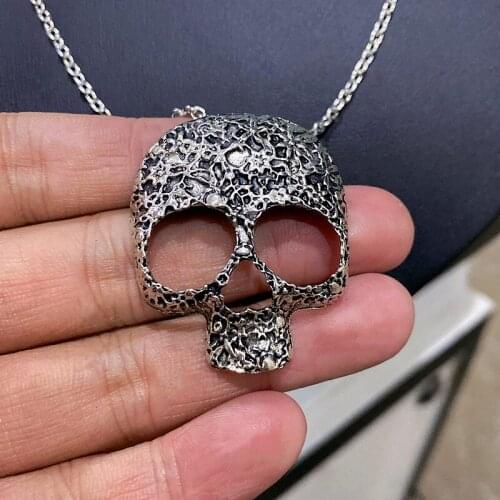 A Gorgeous Gothic Hand Made Fine Sugar Skull Cuff Necklace Jewelry Hallowmas Gift For Women