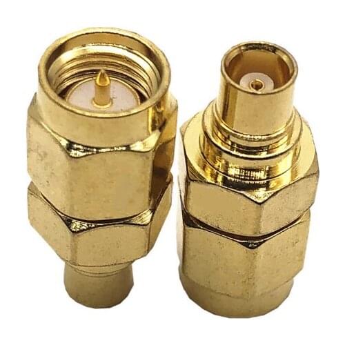 1pcs SMA Male To MCX Female jack RF Coaxial connector Adapters