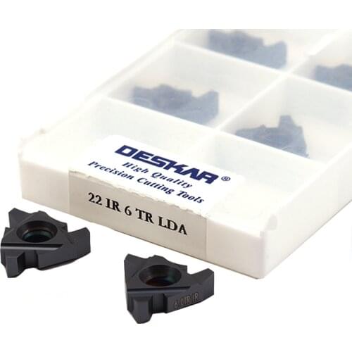 10pcs 22ER 4.5ISO LDA High Quality Carbide Inserts CNC Lathe Blade Thread Turning Cutter Tools Free Shipping