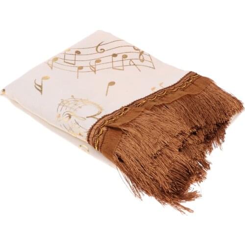 1x Yellow Decoration Piano Half Cover Dust Cover For Upright Piano Parts