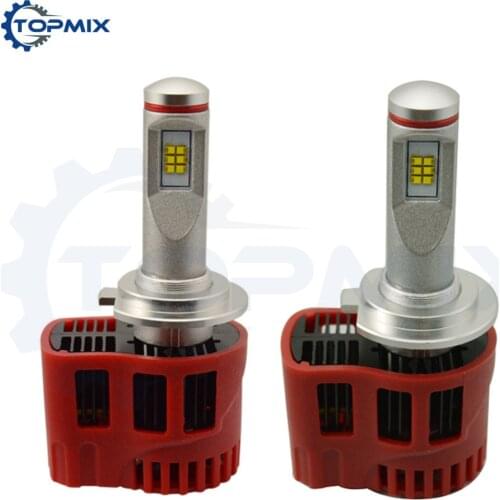 2PCS High POWER 90W 9000LM H7 LED Headlight P6 Car Head Fog Driving Bulbs Luxeon ZES LED Chips Kit 5000K/6000K