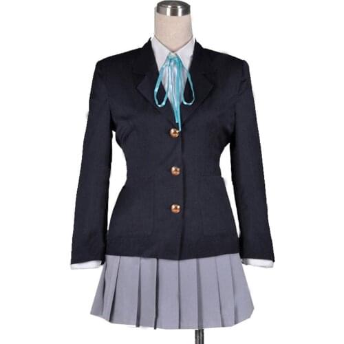 2020 K-on! Hirasawa Yui Mio Akiyama School Uniform Set cosplay costume Fancy dress Custom Made