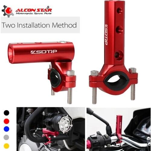 Alconstar- CNC Aluminum Multi-function Motorcycle Extensionrod Expansion Handlebar Mount Adapter Motorbike Expansion Bracket