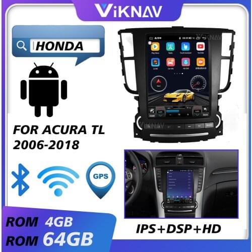 Car gps navigation multimedia player for honda acura tl 2006-2018 android radio car audio head unit hd touch screen autoradio