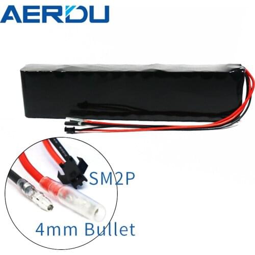 AERDU 36V 10S3P 10.5Ah 42V 600watt 18650 lithium-ion battery pack for FIIDO D1 D2 ebike bicycle scooter motor with 20A BMS