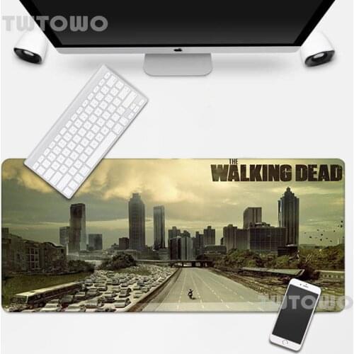 The Walking Dead Mouse Pad Large New Table Mat Mouse Mat Desktop Mouse Pad Desk Mat Mouse Mat MousePads Soft Home Office Laptop