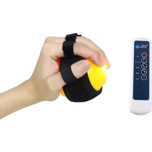 Electric Hand Massage Ball Hot Compress Stroke Hemiplegia Finger Rehabilitation Training Machine Finger Recovery Equipment Train