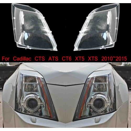 Headlight Lens For Cadillac CTS ATS CT6 XT5 XTS 2010 2011 2012 2013 2014 2015 Headlamp Cover Replacement Car Shell
