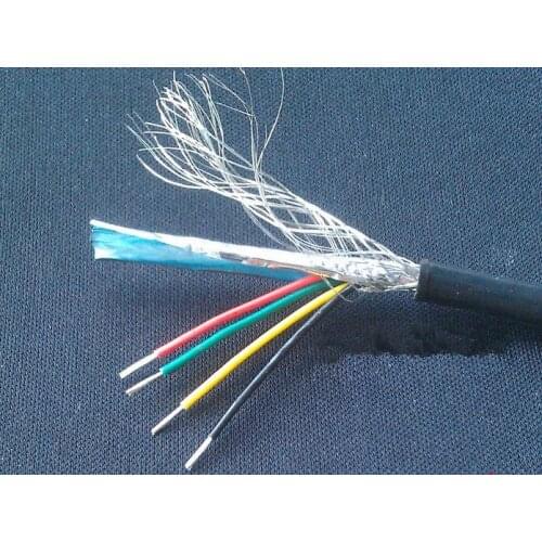 Fasy Free Ship by DHL/EMS 4 Core Shielded wire RVVP4*1.0 square sheathed lines signal wire RVVP Control line
