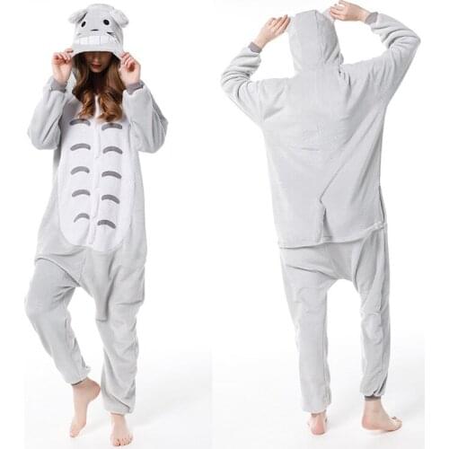 Flannel Licorne Children Pajamas Winter Sleepwear Boys Girls Onesies Outfits Totoro Cat Stitch Animal Pyjamas Kids Baby Pijama