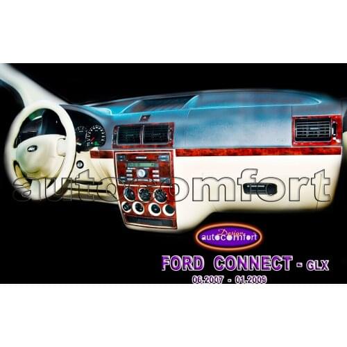 For Ford Connect 2007-2009 Dash Kit, Cockpit Decor, 5D Interior Trim Stickers, Torpedo Coating, Cover, Vehicele, Car Accessory