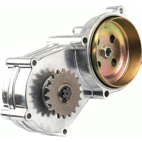 T8F Dual Chain Clutch Gear Box 11 13 14 17 19 20 tooth For 43cc 47cc 49cc Mini Moto Pit Dirt Bike Quad ATV Buggy Go kart
