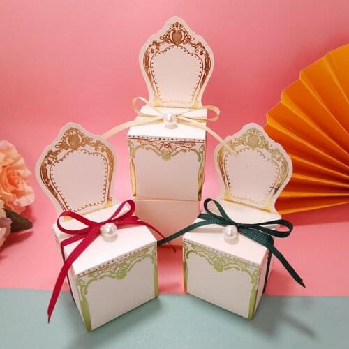 Creative Small Gift Box Chair Candy Box Wedding Gift Birthday Party Packaging Box Baby Shower Small Boxes for Gifts Paper Bags