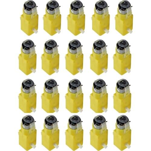20X Gear Motor for Intelligent Car Motor TT Motor Robot 3V-12V 1:48