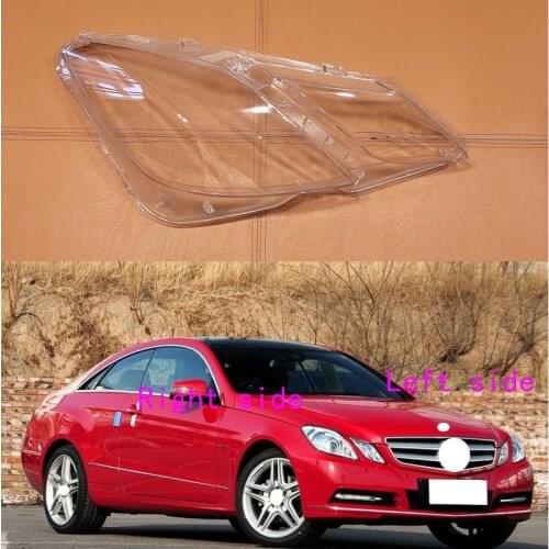 For Mercedes-Benz E-Class W207 Coupe E200 E250 E300 2009 2010 2011 2012 Headlamp Cover Car Replacement Front Auto Shell Cover