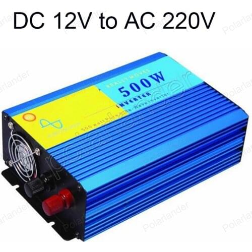 New arrival For Home Use Pure Sine Wave 50 HZ DC 12V to AC 220V Power Inverter 500W Car Power Inverter converter