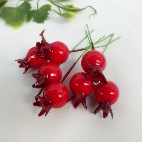 New listing hot sale 50Pcs mini pomegranate artificial fruit wedding home party decoration DIY photo props Christmas decoration
