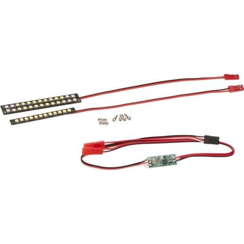 Front Rear LED Light Lamp Strips for 1/10 RC Accessories