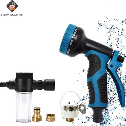 Watering Hose Water Sprayer Garden Watering Irrigation Gun Car Wash Pressure Washer Clean And Rinse High Pressure Water Gun 2021