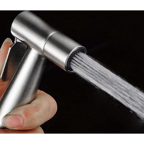Portable Diaper Bidet Handheld Toilet Bidet Sprayer Stainless Steel Bathroom Hand Bidet Shower Hand Spray Head Self Cleaning