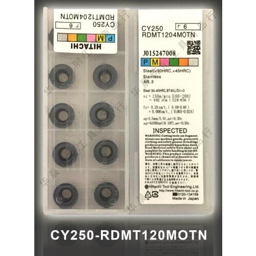 RDMT1204MOTN CY250 CNC Carbide insert