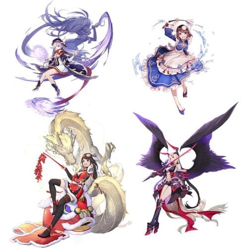 Three Ratels CDM317 Hot game role anime wall sticker forgabinete gamer car hood sticker laptop decal