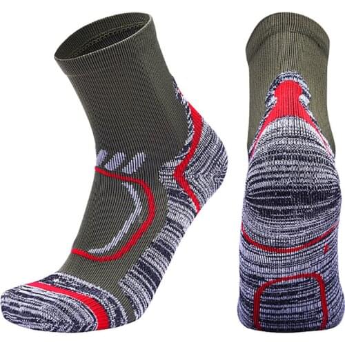 USHINE outdoor Trekking Socks Sports Basketball Socks Anti-Slip Bicycle Socks Winter Climbing Thermal Socks